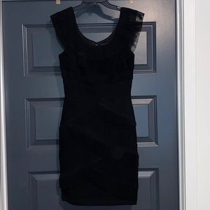 BCBG Tulle Body-con Dress
